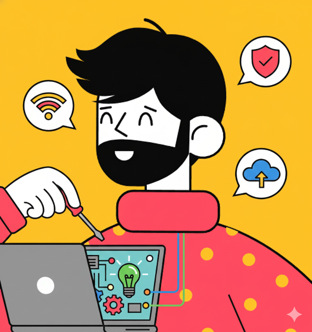 Illustrated character avatar